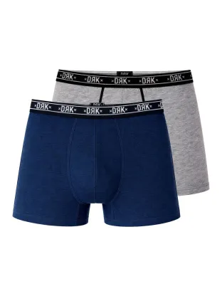 2 PACK BOXER MEN DRK
